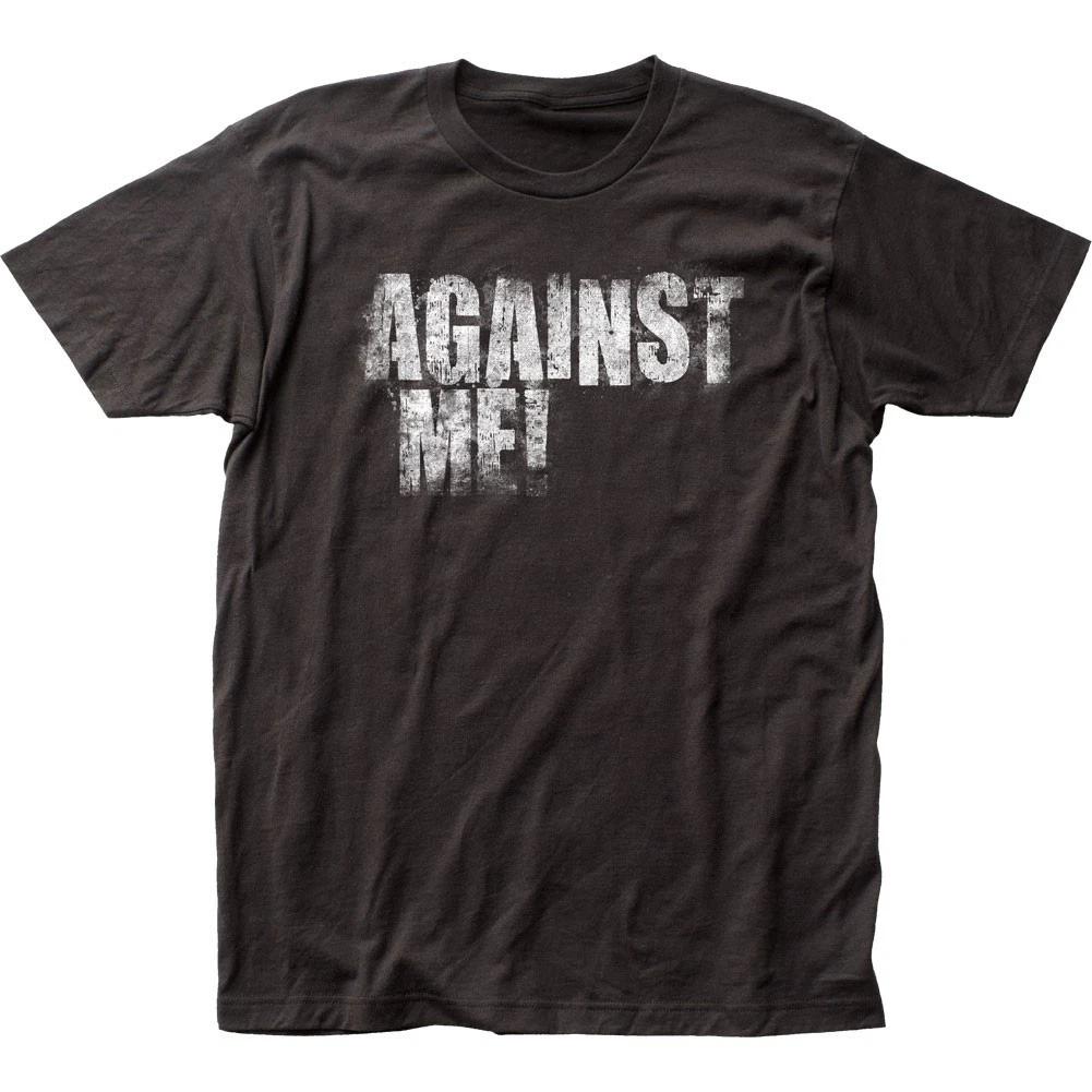 

Against Me! Logo Mens T Shirt Music Classic Concert Rock Band Tee New Black XL