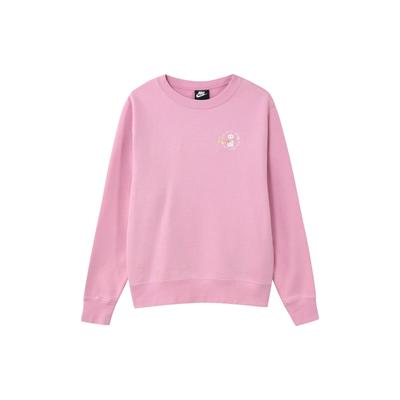 Sportlich Lässiger Pullover Hoodie Damen Hoodies Rosa DJ5864-616