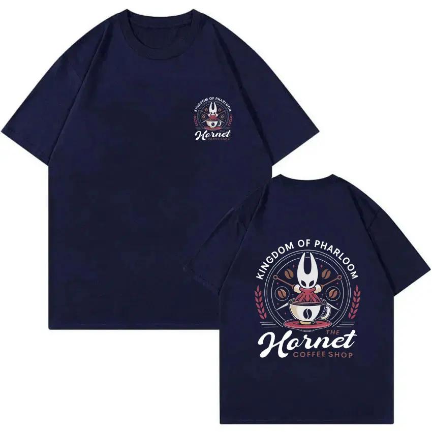 Hollow Knight Double Sided Print Tshirt Men Women Casual Oversized Crewneck Tshirt Male Cartoon Fashion Tshirt Game Fans Gift