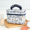 Airfriend Flower Makeup Bag Large Cosmetic Organizer Bag Woman Travel Toiletry Set Of Cosmetic Bags 3 Pcs Quilted Makeup Bag