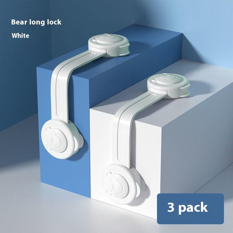 

3Pcs/Lot Child Lock Protection Of Children Baby Drawer Anti-Opening Cabinet Door Refrigerator Anti-Pinch Safety Lock Buckle