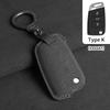 Suede Autoklep Sleutelhoes Cover voor VW Volkswagen Golf 7 MK7 Tiguan MK2 T-roc Skoda Octavia Kodiaq Karoq Seat Ateca Leon Passat