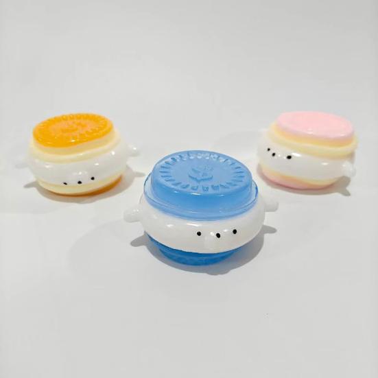 Coin Dog Squeeze Toy Slow Rebound Cartoon Coin Puppy Sensory Fidget Toy Anxiety Relief Soft Stress Ball Pinch Toy