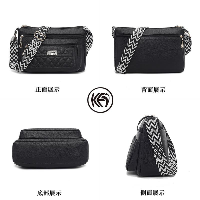 Summer shoulder bag women's medium bag fashion messenger bag women's bag versatile small bag