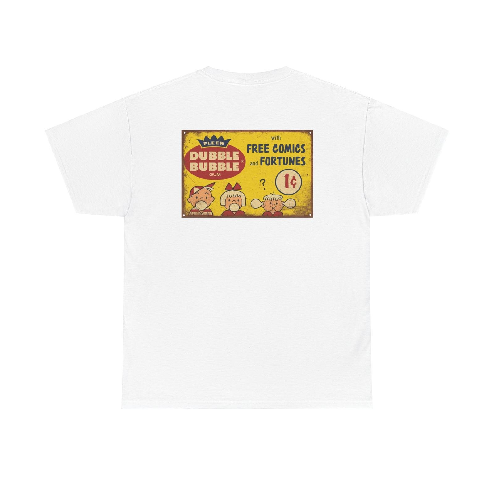 Vintage Advertisement Dubble Bubble Gum Unisex Heavy Cotton T-Shirt Mens Womens Tees Top Tee M