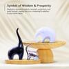 Grand Luxury Elephant Trio | A Symbol of Wisdom & Prosperity | Elegant Set for a Refined Aesthetic – Pack of 3, Multicolor