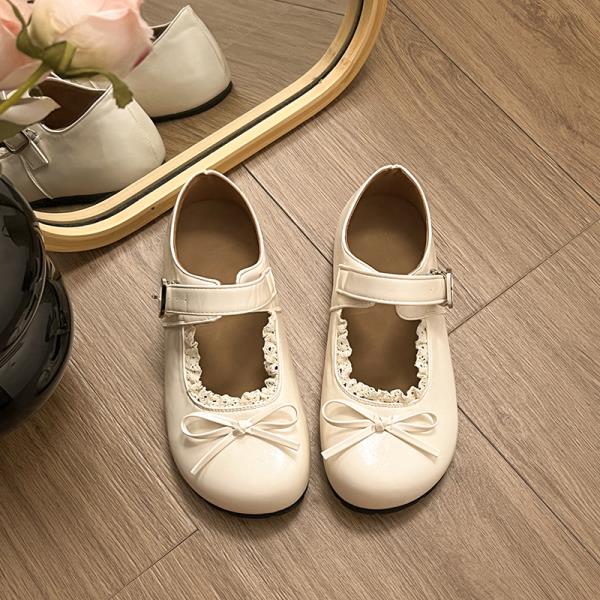Fashion Women's Shoes Platform Female Footwear Ballet Flats Increas Height Shallow Mouth Bow-Knot Clogs Dress Ballerinas New Butterfly