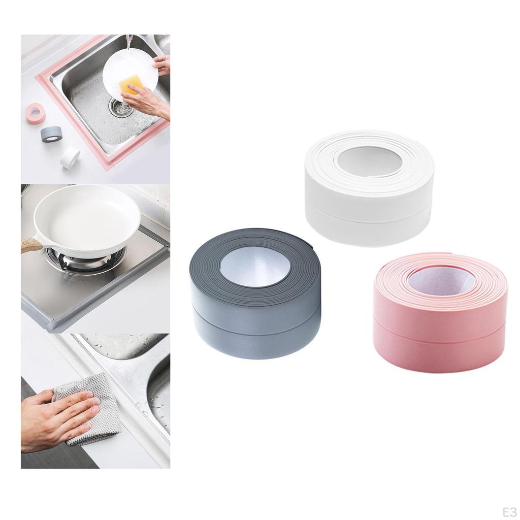 PVC Sealing Strip Tape Wall Sticker Bath Sealant for Corner Floor Toilet