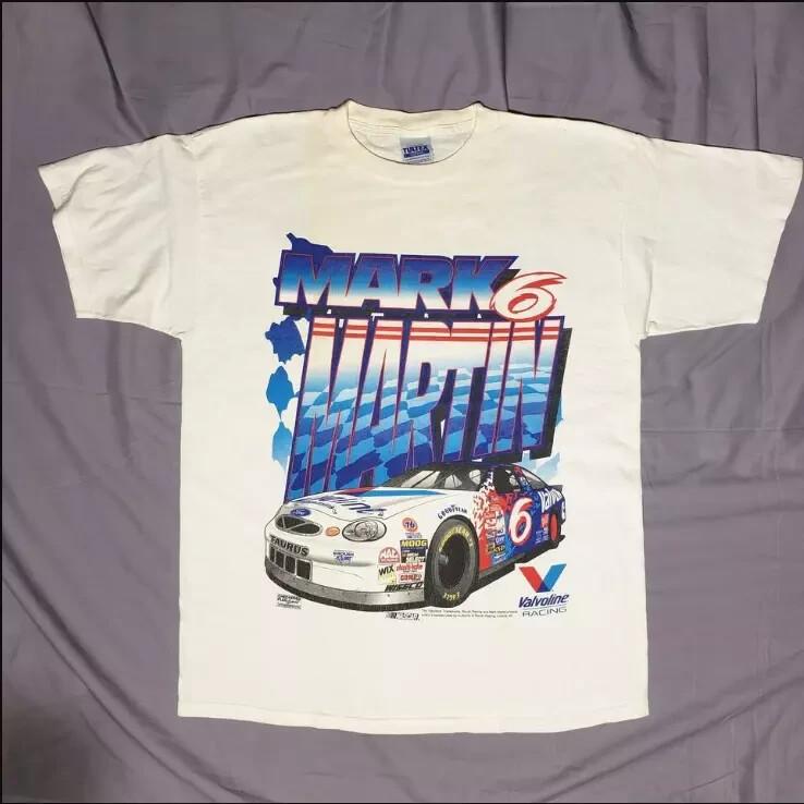 

Vintage Mark Martin Nascar T shirt Tops tees Men s Women s Racing Shirt 4XL