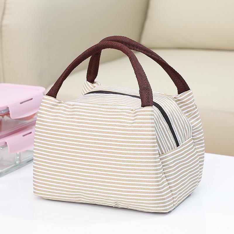 Insulated Bento Lunch Bag with Lunch Box Storage for Work, School, or Street Vendors