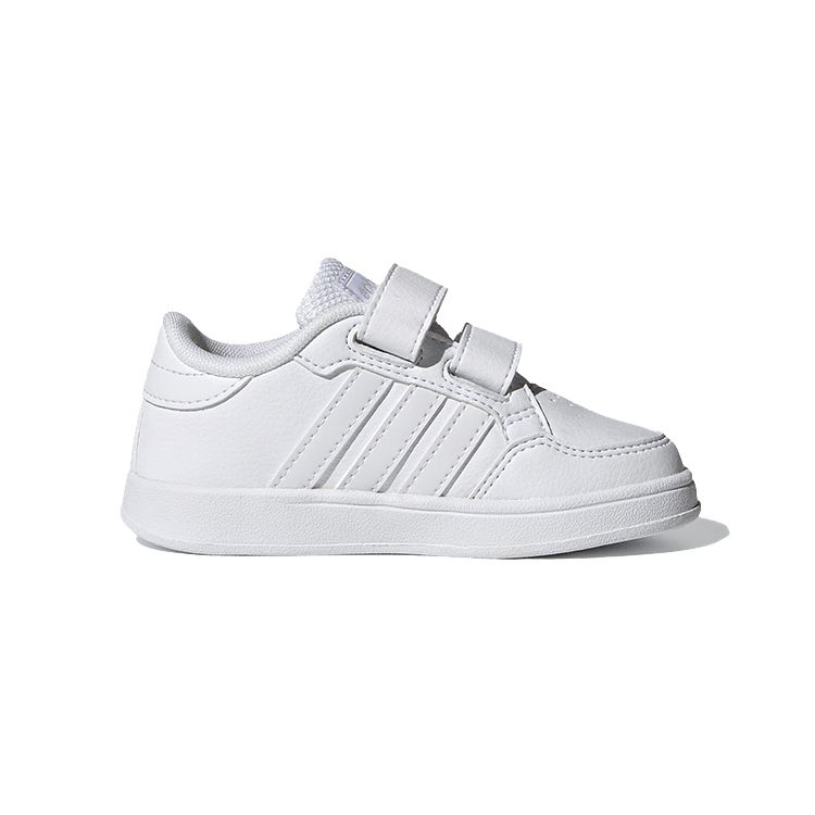Adidas Neo Breaknet Breathable Slip Resistant Durable Low Top Skate Shoes Baby Sneakers White FZ0088