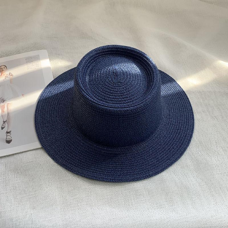 Spring and Summer New Light Board Straw Hat Men's Outdoor Leisure Versatile Sun Hat Children Travel Vacation Beach Hat