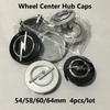 4 Stück 64mm 54mm 58mm 60mm Ersetzte Style Radkappen für Corsa F A B C D E Gsi OPC Turbo Cors Line Auto Radnabenabdeckungen