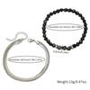 2pcs/Set Fashion Beaded Bracelets for Men And Women with Stone Charm Jewelry Set Best Gift Ideas