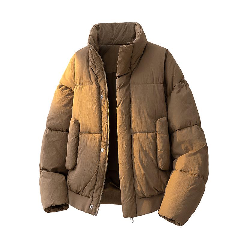 Men's Thick Winter Cotton Padded Stand Collar Jacket