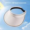 Empty Top Visors Cap Foldable Baseball Cap Fashion Beach Hat  Men Women