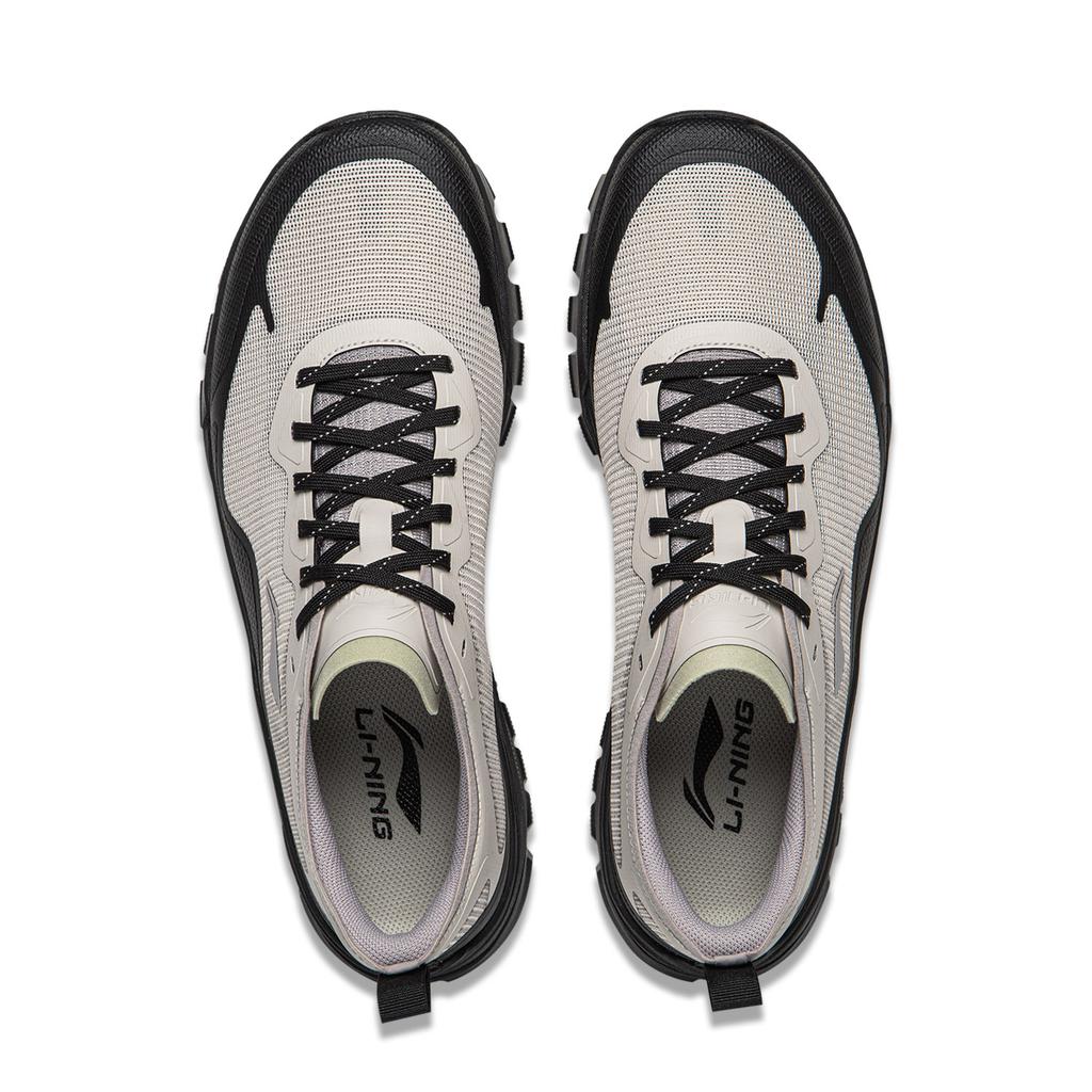 Li-Ning Sandstone Sports Comfortable Retro Shock Absorbing Wear Resistant Low Top Lifestyle Casual Shoes Men sneaker AGCW113-1