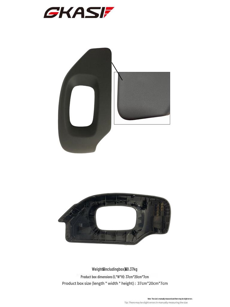 LR035286 Czarna Skórzana Listwa Tapicerki Lewego Przedniego Fotela do Land Rover Range Rover Autobiography L405