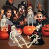 Realistic Plastic Skeleton Bride/Groom Skull Halloween Decoration For Indoor Outdoor Party Scary Theme Events