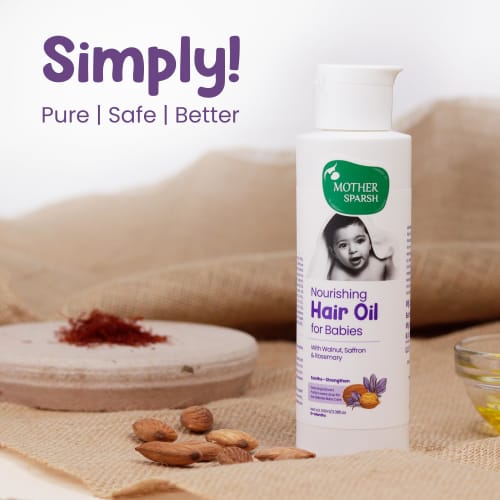 Ayurvedic Baby Hair Oil with 21 Herbs & Oils for Babies Tender Scalp & Hair, 100 ML