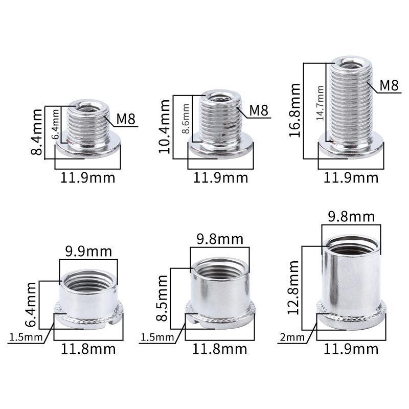 5Pcs Bolts Chainring Screws Bicycle Bike Part Tool Repair Road Bike Silver Single/Double/Triple Carbon Steel