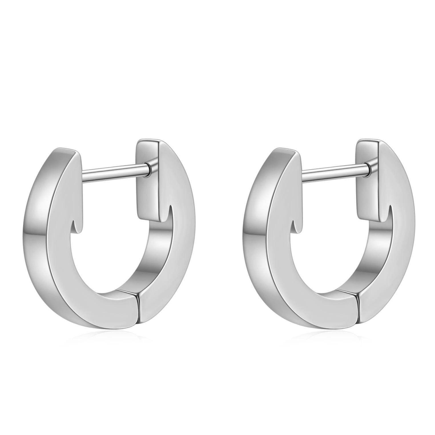 18K Gold Stainless Steel U-shaped Geometric Ear Cuff Earrings