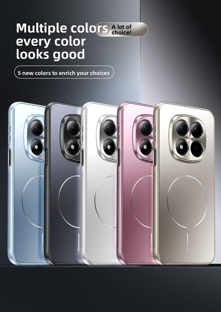 For Xiaomi POCO M8 Pro Case Hard Matte Magsafe Wireless Charging Protective Back Cover Case For POCO M8 M8 Pro 5g Phone Shell