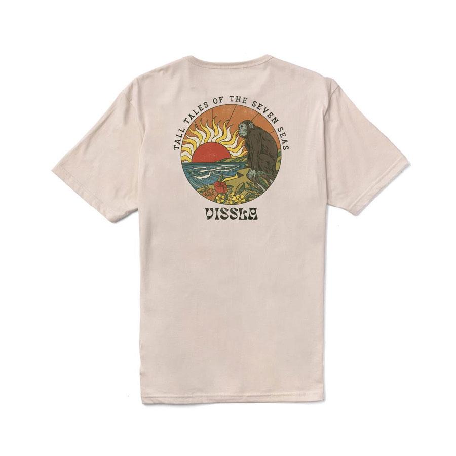 Bisla Monkey Sea Organic Tee-Wht M