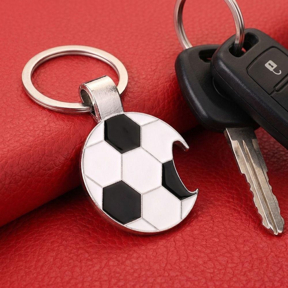 Decorative Football Key Chain Mini Football Car Key Ring Creative Sports Key Rings  for Backpack
