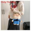 Zootopia Plush Bunny Tote Bag With Zipper Closure For Casual Day Use