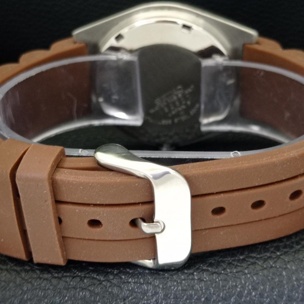 Seiko AUTOMATIC VINTAGE JAPAN 6309A MENS BROWN COLOR DIAL WATCH A700515-5 R203-a700515