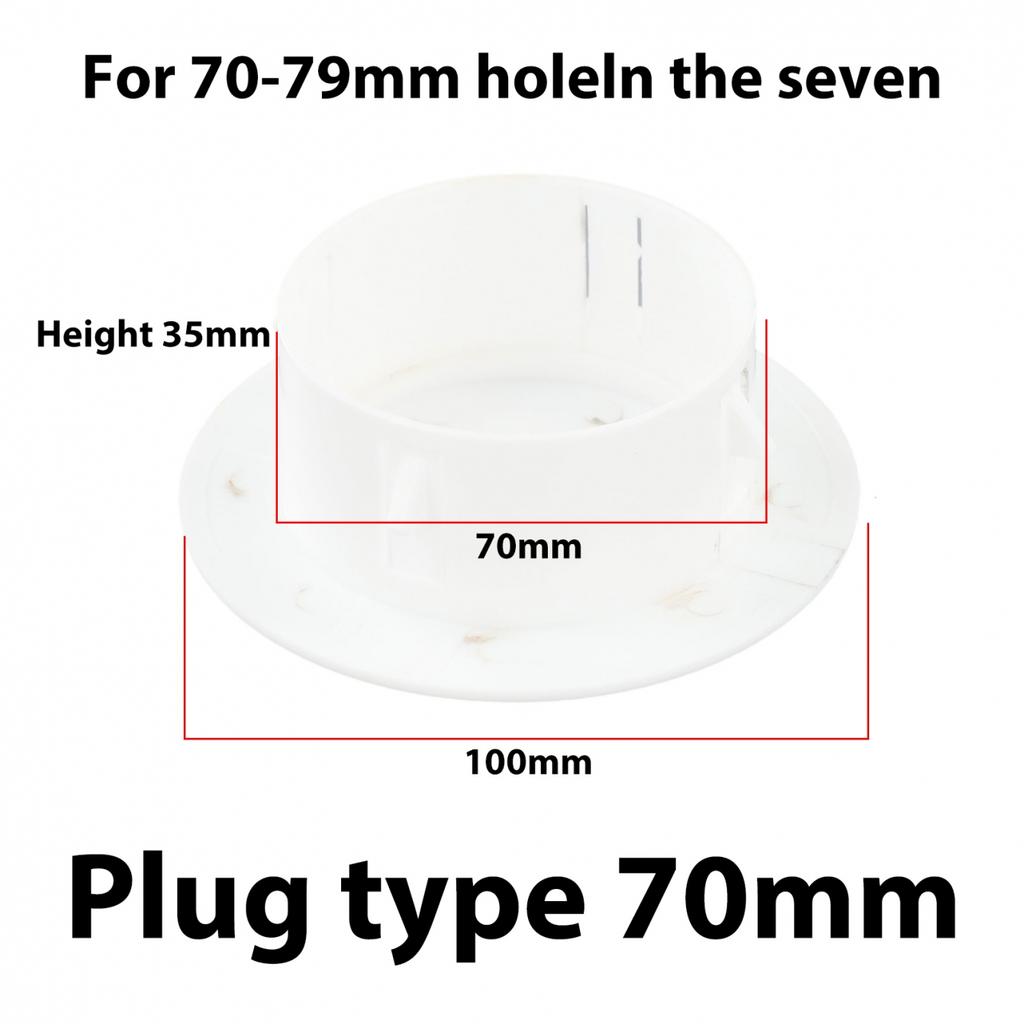 Fittings Decorative Cover For Air Conditioning Hole Plastic