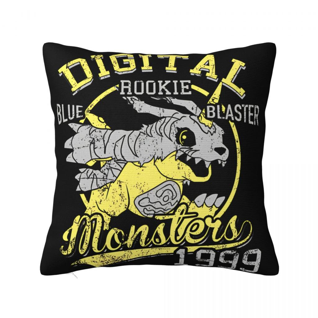 Trendy Seat Digital Monster Digimon Decor Pillowcase Stuff Pillow Cover Square Multi-Size
