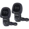 Front Windshield Washer Nozzle, 76810-TK8-A01 Replacement for 2011-2014 Honda Odyssey KA/KC/KL/KX, Pair Set Black
