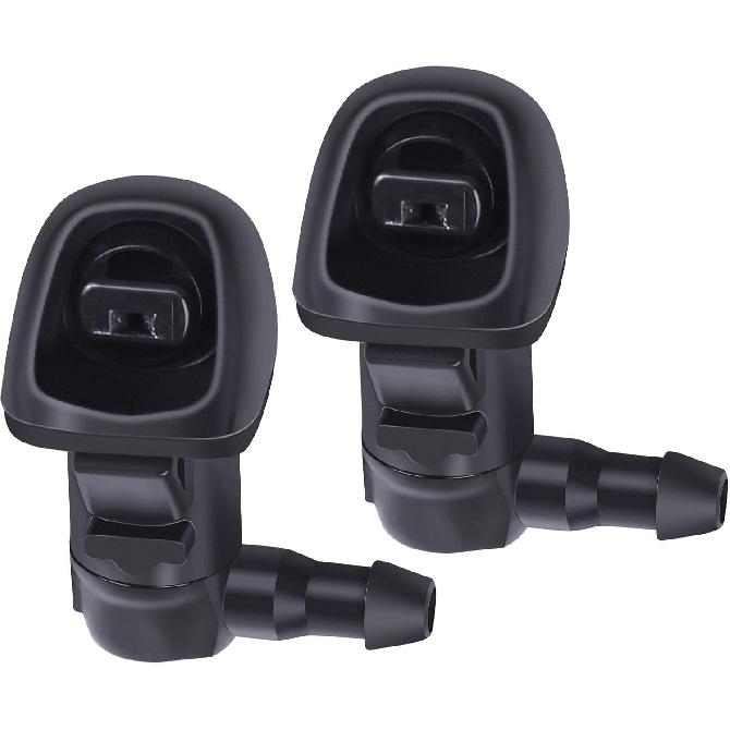 Front Windshield Washer Nozzle, 76810-TK8-A01 Replacement for 2011-2014 Honda Odyssey KA/KC/KL/KX, Pair Set Black