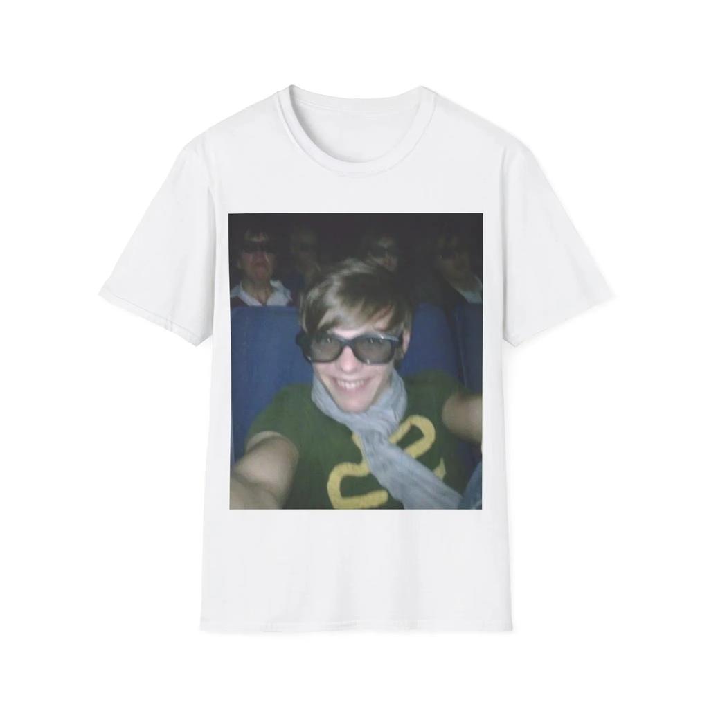 Movie Theatre Selfie Meme Cotton Fashion T Shirt Summer Casual Tops Unsiex Funny Trip Streetwear Autumn and winter innerwear