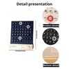 Wooden Base Acrylic DIY Calendar Ten Thousand Year Manual Perpetual Calendar  Desktop