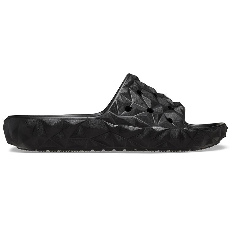 Crocs Classic Geometric Slides 'Black' 209608-001
