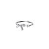Trendy Open Diamond Bow Index Ring: Versatile Fashion Accessory