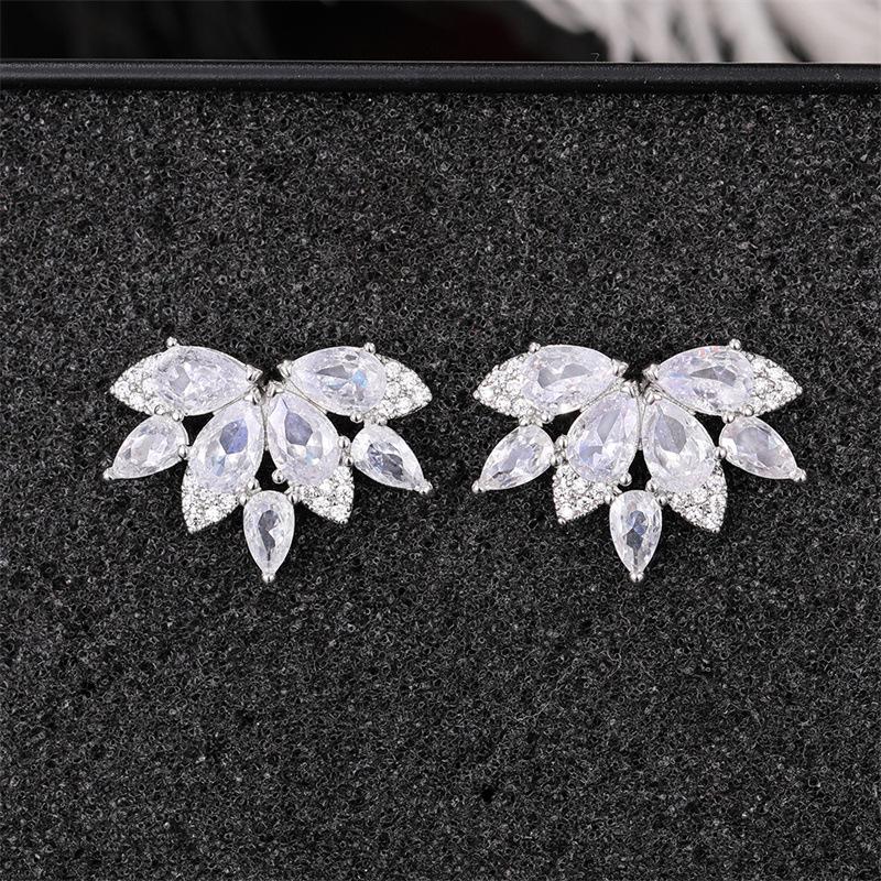 Trendige Zirkon Luxus Ohrringe & Ohrstecker aus Europa & Amerika