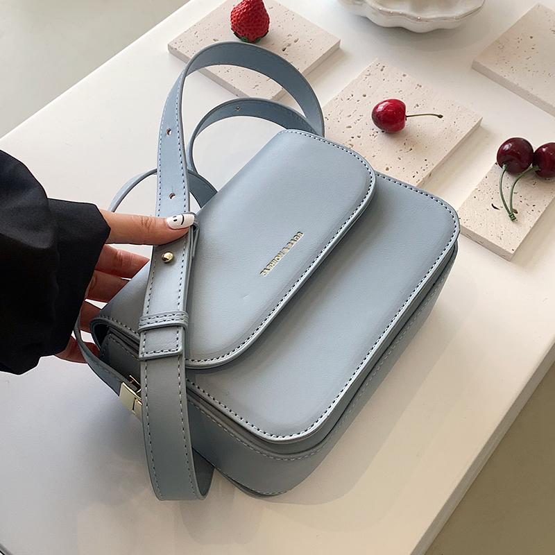 Summer Small Square Bag  Women's New Simple Single Shoulder Crossbody Bags Temperament  Elegant Handbags Korean Popular