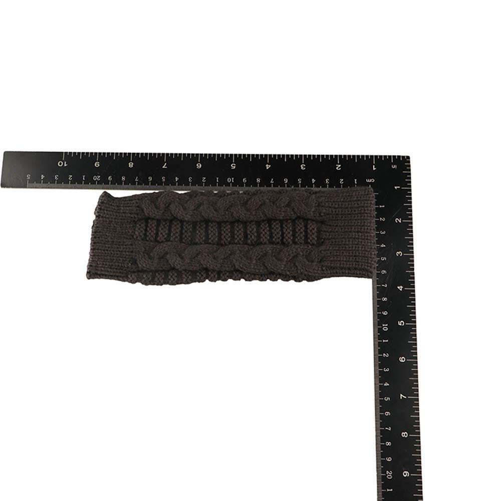 Knitted Gloves Fingerless Wool Gloves Simple Twists Gloves Cycling