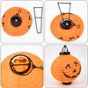 DIY Folding Paper Lanterns With Handle Halloween Pumpkin Lantern Halloween Lantern  Party Pendants