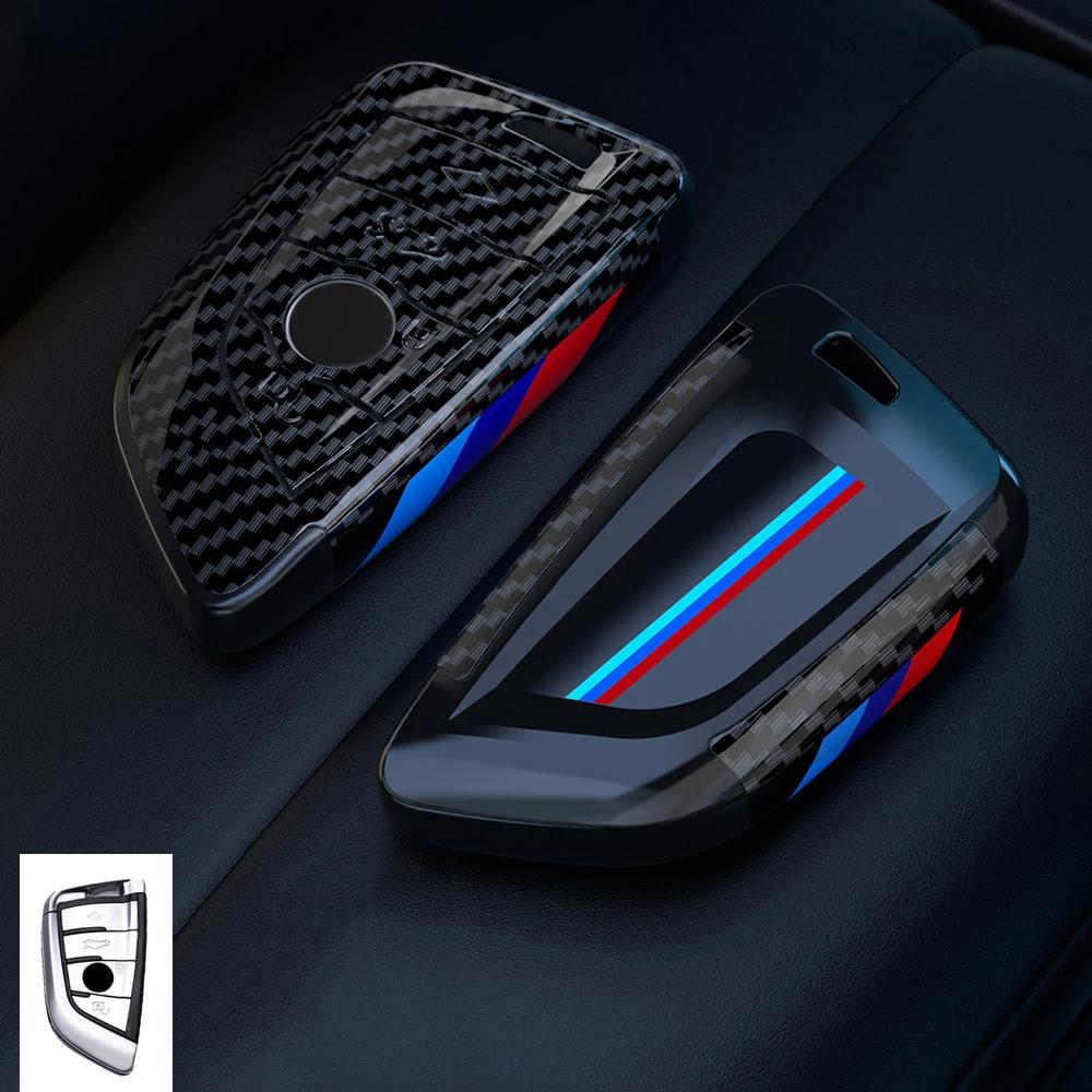 Hot 2025 Car Carbon Fibre Key Cover Case Shell For BMW X1 X3 X4 X5 F15 X6 F16 G30 7 Series G11 F48 F39 520 525 F30 118i 218i Acc