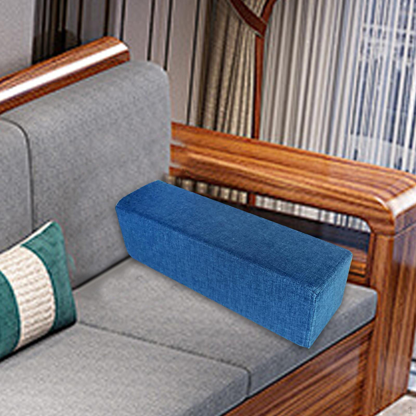 Подушка для подлокотника дивана с чехлом который можно стирать подушка для поддержки локтя темно-синий 1800₽