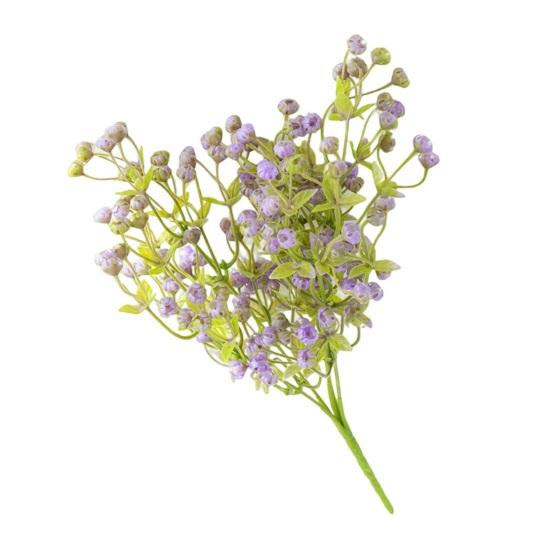 

1 ветка, искусственный цветок, реалистичное прикосновение, простой в уходе пластик, 5 вилок, 150 головок, имитация гипсофилы, букет, домашний декор фиолетовый