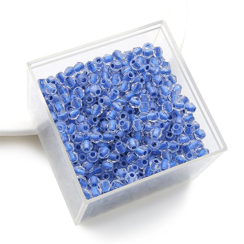 100 Stück hochwertige Glasperlen, geschnitten, gefärbte Diamant-Kristallperlen für die Herstellung von Ohrringen und Armbändern zum Selbermachen von Schmuck, Basteln, Zubehör