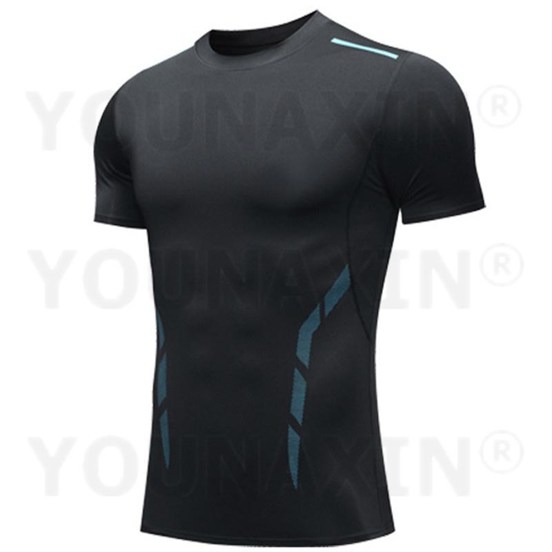 Men's Short Sleeves Running T-Shirts Training Basketball Sports Tight Gym Fitness Top Outdoor Sportswear S M L XL 2XL 3XL