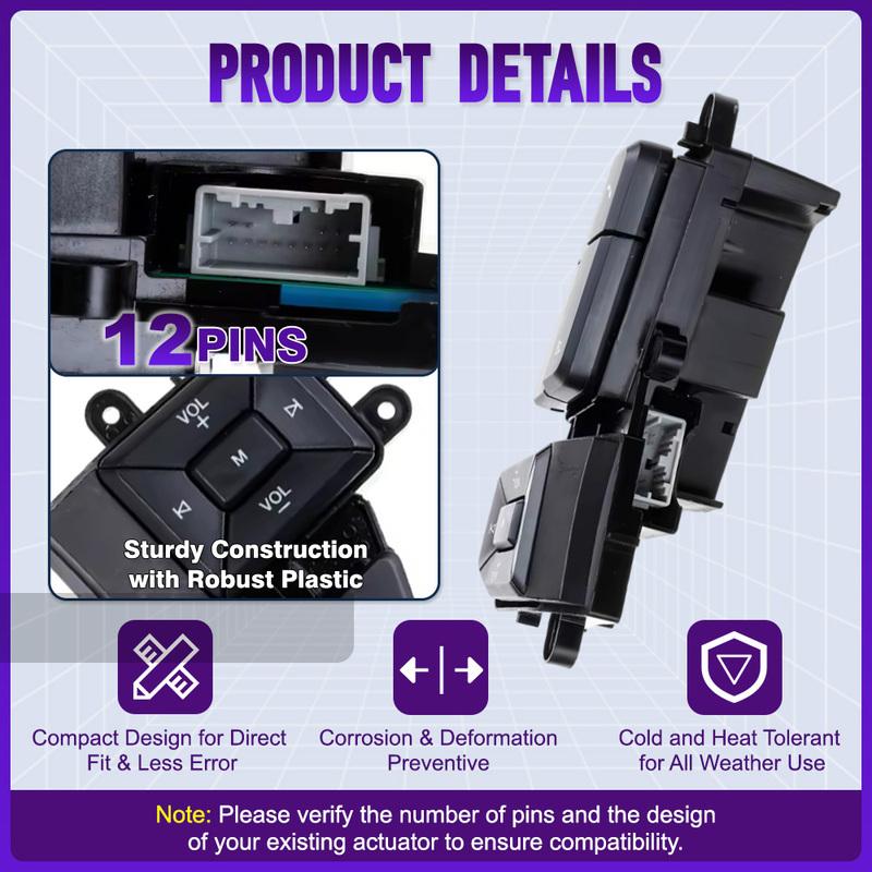 For Ford F-150 2015-2018 F-250 F-350 2015- Car Cruise Control Steering Wheel Volume Button Switch FL3T9E740BBW