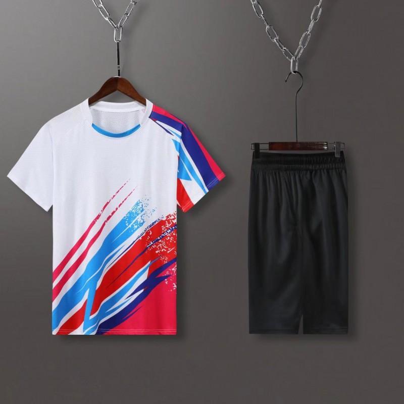 Badminton Table Tennis Shirts Shorts Set Men Kids 2XS-4XL Sportswear